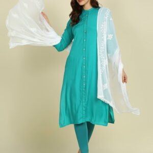 Embroidered Chiffon Dupatta